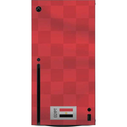 Egypt Soccer Flag Xbox Series X Console Skin